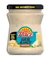 Pace Queso Queso Blanco Cheese Dip Great for Nachos 15 oz Jar