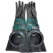 Sandblasting Gloves Sandblaster Parts 60cm With O Rings For Sandblast Cabinet