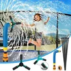 Trampoline Sprinkler Summer Water Outdoor Garden Water Games Backyard Water Park