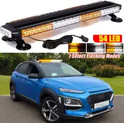 54 LED Strobe Light Bar Rooftop Double Side Emergency Warning For Hyundai Kona