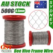 500g 0.5mm Stainless Steel Bee Hive Frame Wax Foundation Wire Bee Keeping Tool