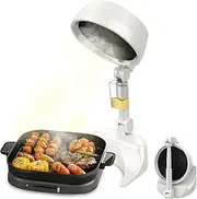 LORESJOY Portable Cooker Hood, Mini, Foldable, Mobile, Extractor Hood with Filter for Steak Barbecue, BBQ, Camping, Motorhome, Kitchen, Travel
