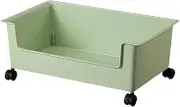 Mobile Book Cart - Reading Trolley with Wheels, Toy Trolley, Practical Trolley, Perfect for Storing Books, Toys, School Supplies, Small Rooms and Living Rooms