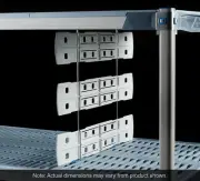 Metro MD24-24 Shelf-to-Shelf Divider for Industrial Wire and Plastic Open Grid