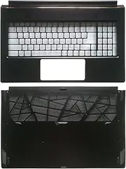 Compatible for MSI GS75 MS-17G1 MS-17G3 P75 Rear Lid TOP Case Laptop LCD Back Cover/LCD Bezel Cover/Palmrest Cover/Bottom Base Case Cover (Color : C andD Shell)