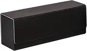 JunZheHub Leather Deck Box for Collectible Cards, Decks, Small Tokens Or, to 400 Cards, Container for Safety, Preservation, Organization, 400+ Black Red