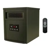 LifeSmart Infrared Quartz Space Heater, 6 Element 1500W Portable Heater with ...