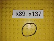 10-Pack non-Lego Replacement Rubber Bands x89 & x137