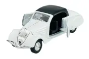 WELLY 1938 PEUGEOT 402 WHITE WITH ROOF 1:34 OLD TIMER DIE CAST METAL NEW IN BOX