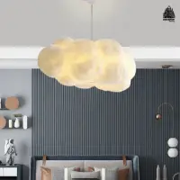 在飛比找momo購物網優惠-【必登堡】棉花糖雲朵吊燈 60cm C00002(雲朵/白雲
