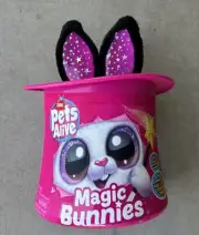 Pets Alive Magic Bunny Surprise SOOTIE Interactive Plush Black