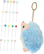 FONDOTIN 1 Set Cute Sewing Supplies with Hedgehog Pin Cushion Decorative Needle Holder Quilting Pins for Patchwork and Craft Projects Durable Material for Beads and Jewelry Making
