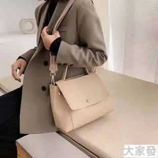 側背包 斜背包女 托特包 大容量包包 手提包女 寬肩帶 單肩斜跨包 上班通勤包 軟皮斜肩包 女生包包490