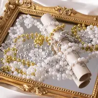 在飛比找ETMall東森購物網優惠-仿真彩色珍珠道具ins化妝品攝影