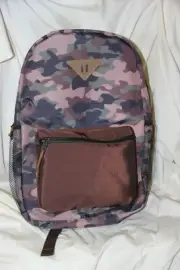 Under One Sky Brown Camo Print Backpack