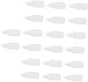 FIXOSHEE 20Pcs Eye Liquid Dropper Bottles with Scales Refillable Eye Drops Containers and Leak Design for Home and Travel Use