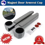 New Armrest Cup Holder Magnet Door For Land Cruiser 70 76 79 Series Hj75 Hzj75