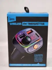 BRAND NEW: GADGET INNOVATIONS - WIRELESS FM TRANSMITTER WITH CHARGER + BLUETOOTH