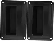 OKUMEYR 2pcs Plastic Speaker Handle Bracket Easy Install Speaker Mount Handle for Stage Audio Equipment for Safe Transport and Setup Durable Plastic Design