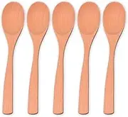 J-Kitchens Wooden Beech Wood Curry Spoon, Large, 5 Piece Set, 7.9 x 1.6 inches (20 x 4 cm), Current Model