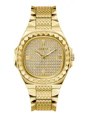 GUESS Gold Rebel Crystal Watch
