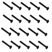 T316 Stainless Steel,Black Oxide Cable Railing Dome Swage For 3/16" Cable 20 Pc
