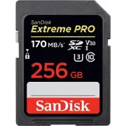 SanDisk Extreme Pro 256GB Class 10 SDXC 170 MB/s Memory Card SDSDXXY-256G-ANCIN