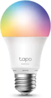 TP-Link Tapo Smart Wi-Fi Light Bulb, Multicolour, E27, 60W Equivalent, NEW ITEM