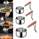 Stainless Steel Small Saucepan Oil Melting Cooking Pot Nonstick Small Cookware