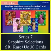 SERIES 7 SAPPHIRE SELECTIONS SR+RARE+UC 30 CARD SET-TOPPS DISNEY COLLECT DIGITAL