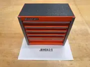 Snap-on Tools NEW ELECTRIC ORANGE Desktop Five-Drawer Micro Roll Cab KMC922APJK