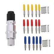 16pcs 30/45/60 degree Graphtec CB15 CB15U Vinyl cutter blade + Graphtec CB15 CB15U Blade Holder as shown