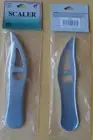 FISH SCALER DOLPHIN- BARRACUDA STYLE METAL 2 PCS FREE USA SHIPPING