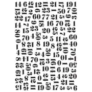 Kaiser Craft Embossing Folder 4 X 6 Inches Numbers