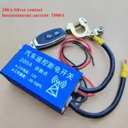 Car Battery Cut Off Isolator With Remote Master Power Disconnect Switch System (for: Renault)