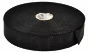 Batten Tape - Woven/Flexible/Black Greenhouse Strapping - 1 3/4" x 300' Roll