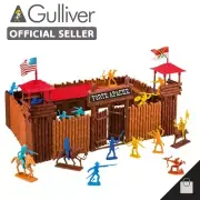 Fort Apache Vintage Old West Cowboy Indian Atlantic Figure Junior Battle Playset
