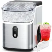 COWSAR Nugget Ice Makers Countertop, Soft Chewable Crushed Ice Maker Machine