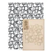 GEOMETRIC reusable PLASTIC STENCIL Template 25.6" x 37.4" Allover RETRO SQUARE