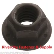 (100) 5/8-11 Grade 8 All Metal Flange Lock Nuts Wiz Nuts 5/8 x 11 Nuts 5/8x11 PL