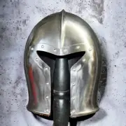 Medieval Crusader Armor Helmet Barbuta Armor Helmet