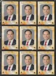 2024 FASCINATING FLORIDA SENATOR MARCO RUBIO 9 CARD #017 LOT ~ NOT DECISION