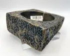 Rara Avis by Iris Apfel Wooden Floral Squared Bracelet - Golden Color - NWT