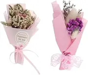 Vaguelly 2pcs Car Dried Flower Aromatherapy Auto Aroma Diffuser Car Aroma Clip Died Car Flower Perfume Clip Car Vents Aroma Clip Car Air Freshener Dried Flowers Silk Che