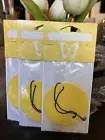 3 New Scentsy Scent Circle Hanging Car Air Freshener Lemon sorbet