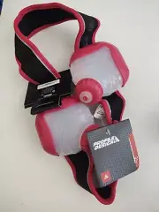 NEW PROFILE DESIGN SYNC HYDRATION SYSTEM BELT W/ 2 8oz BOTTLES - RED - XL
