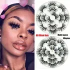 Be Trimmed Handmade 25mm Lash Eye Lash Extension 8D Mink Hair False Eyelashes
