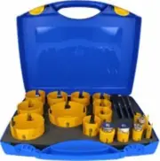ProFit 090816127DCT Multi Purpose gatzagen set in kunststof XL koffer 17 stuks