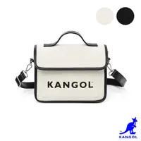 在飛比找PChome24h購物優惠-KANGOL - 英國袋鼠學院風翻蓋側背包