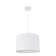 Pooky30 Fabric Kitchen Pendant Lights White | Marden Designer